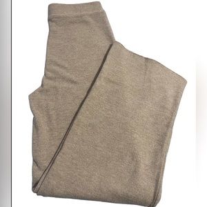 Zara wheat colored wide leg pants